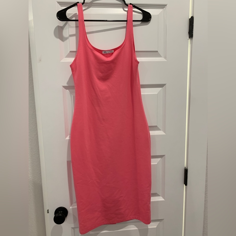 Zara Pink Bodycon Dress